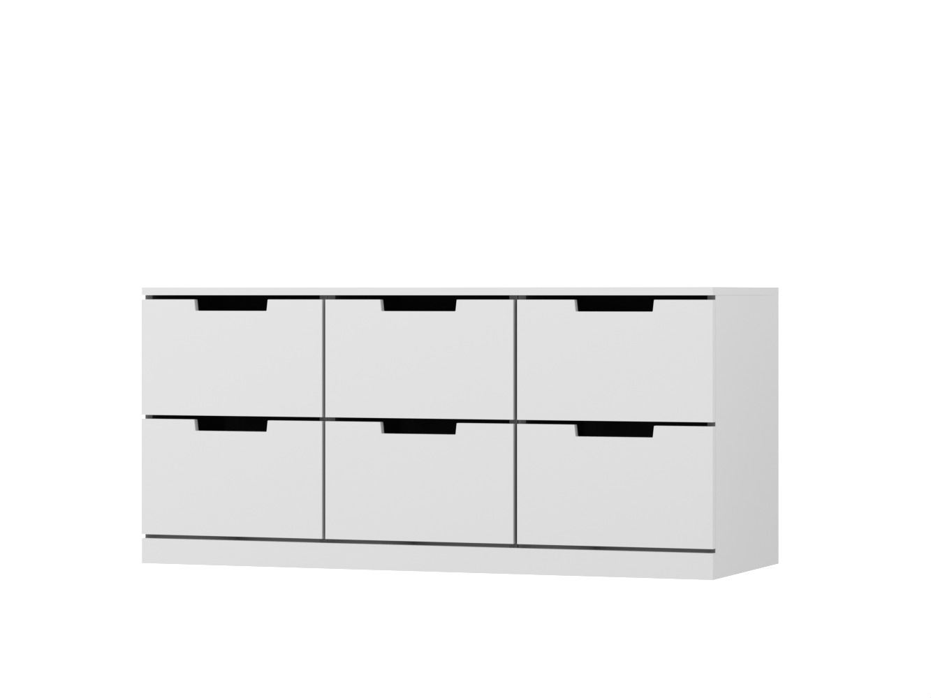 Комод Нордли 23 white ИКЕА (IKEA) изображение товара