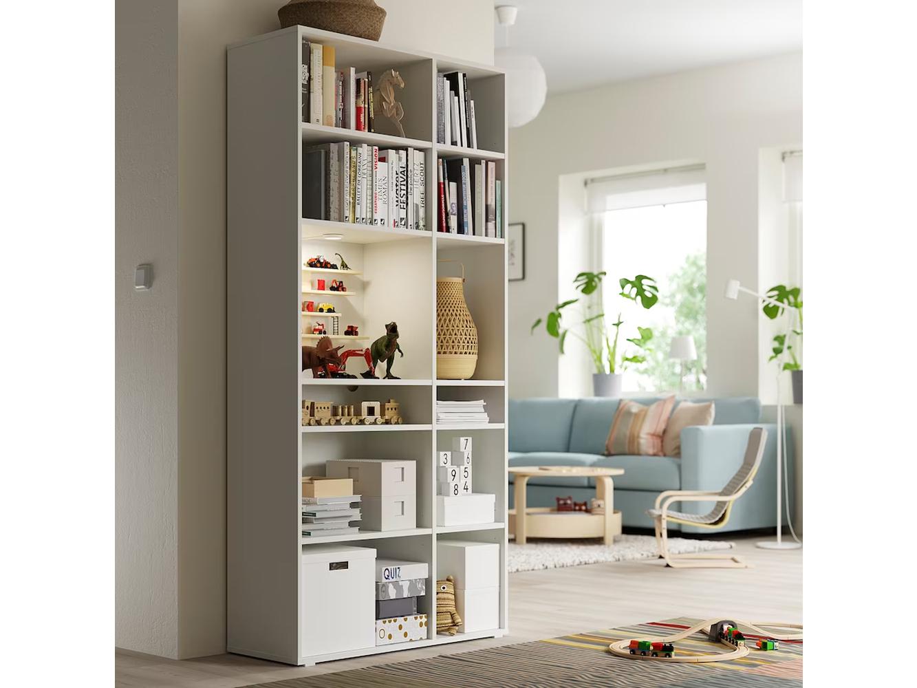 Стеллаж Вихалс 4 white ИКЕА (IKEA) изображение товара