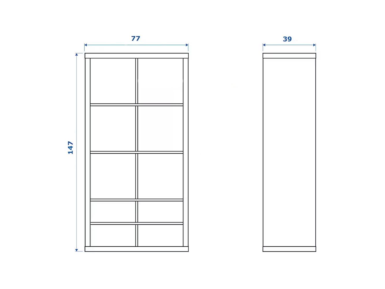 Стеллаж Каллакс 213 white ИКЕА (IKEA)  изображение товара