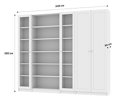 Изображение товара Книжный шкаф Билли 414 white ИКЕА (IKEA) на сайте adeta.ru