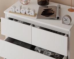 Изображение товара Комод Мальм 26 white ИКЕА (IKEA) на сайте adeta.ru