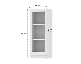 Изображение товара Книжный шкаф Билли 418 white ИКЕА (IKEA) на сайте adeta.ru